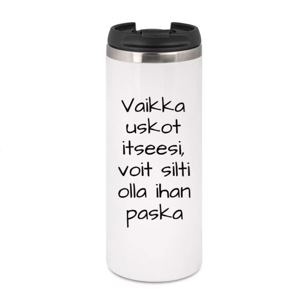 Vaikka uskot itseesi (0008) Termostölkki ja pullo +Termostölkki 3,4dl