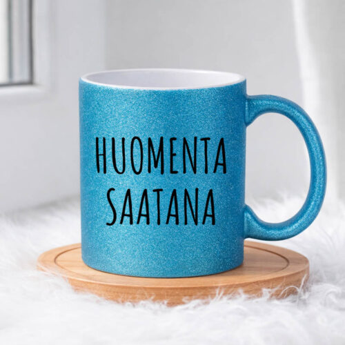Huomenta saatana (0579) | Glittermuki 330ml - Image 4
