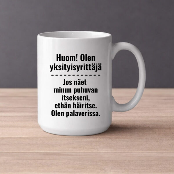 Huom! Olen yksityisyrittäjä (0234)