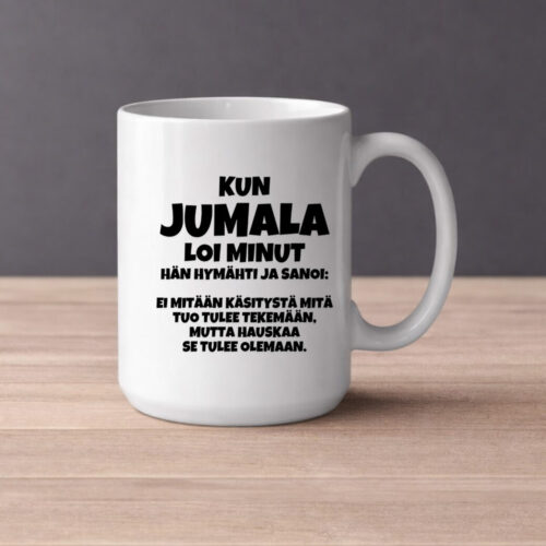Kun jumala loi minut (0507) | Kahvikuppi 440ml