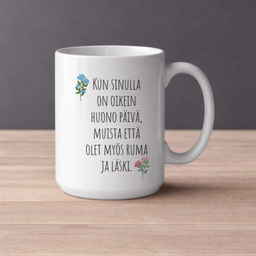 Kun sinulla on huono päivä (0153) | Kahvikuppi 440ml