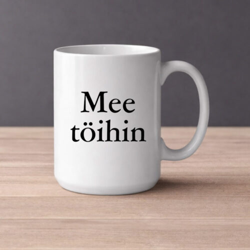 Mee töihin (0021) | Kahvikuppi 440ml