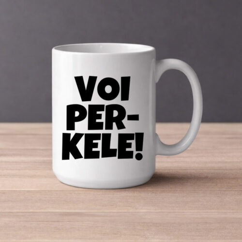 VOI PERKELE (0331) | Kahvikuppi 440ml